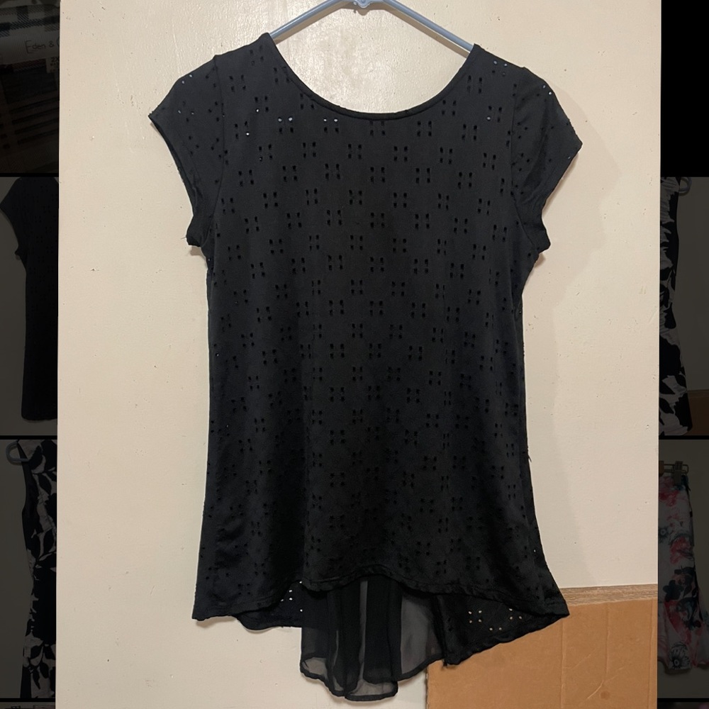 Womens Black Blouse